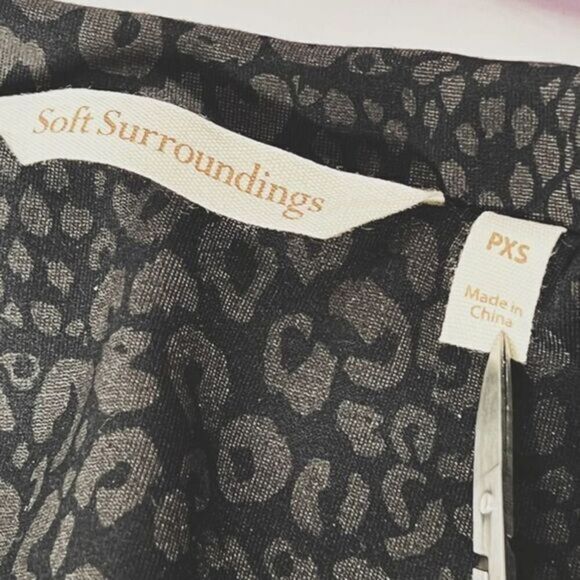 Soft Surroundings Leontine Leopard Print Jacket Size XS Petite - Picture 11 of 14